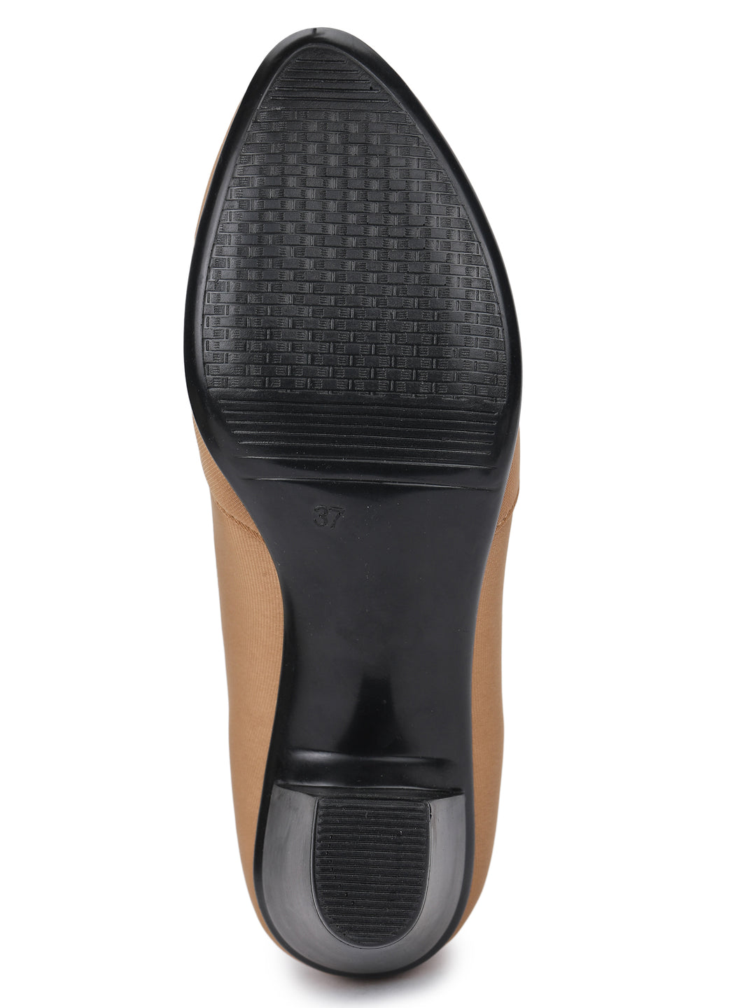 Shezone Beige Women Heels