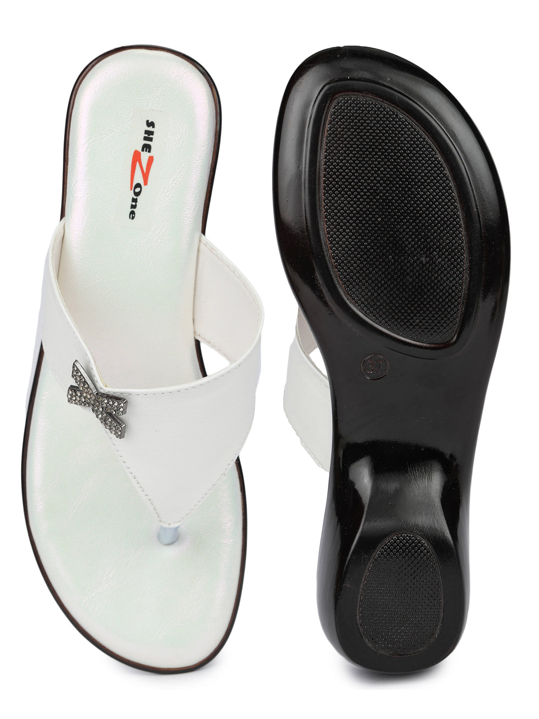 Shezone  White Women Heels