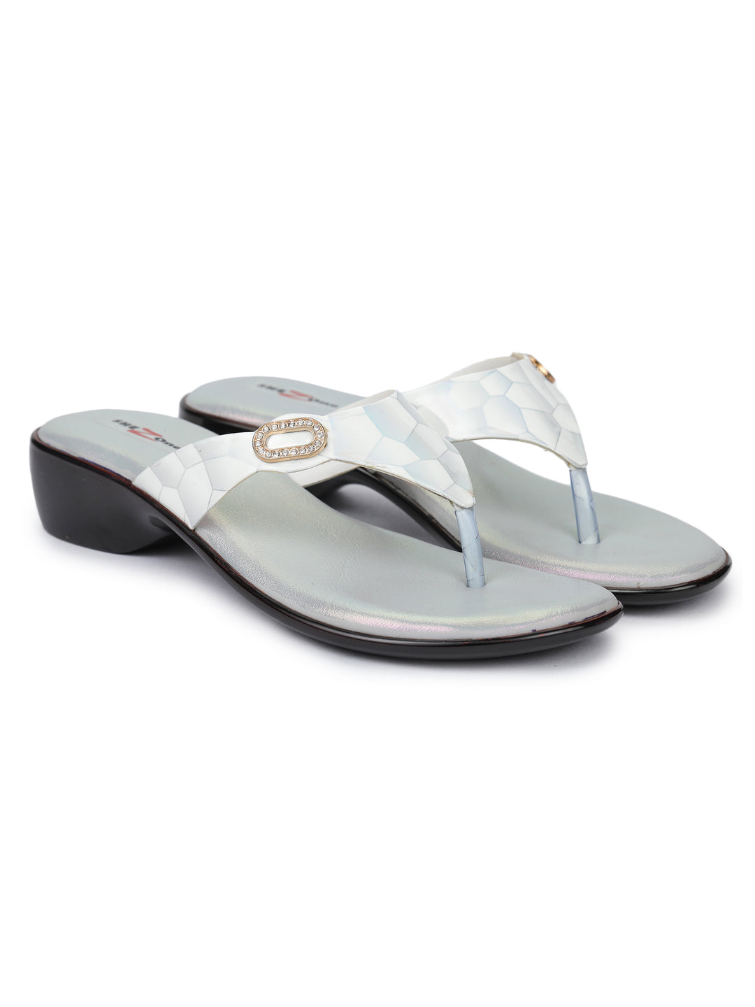 Shezone White Women Heels