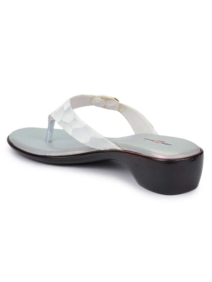 Shezone White Women Heels