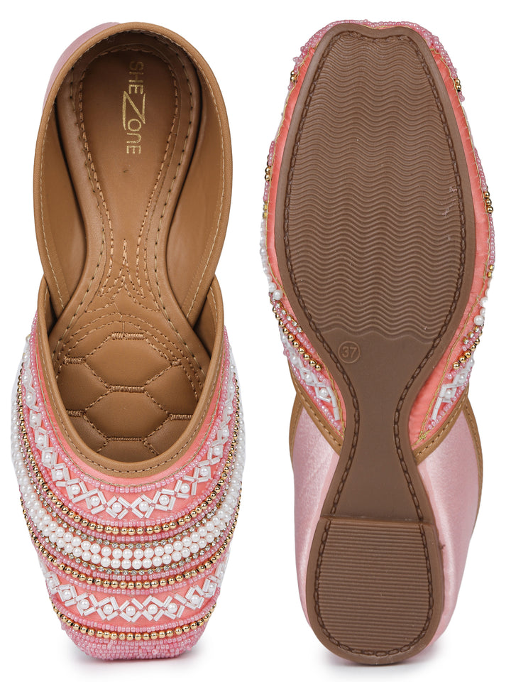 Shezone Pink Women Flats