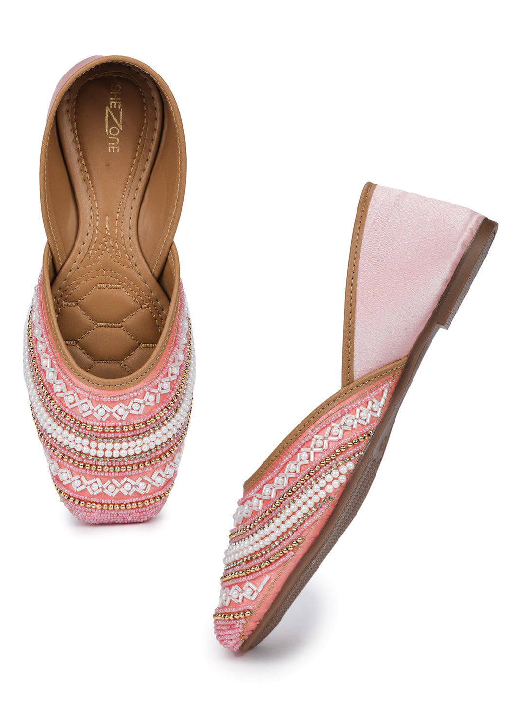 Shezone Pink Women Flats