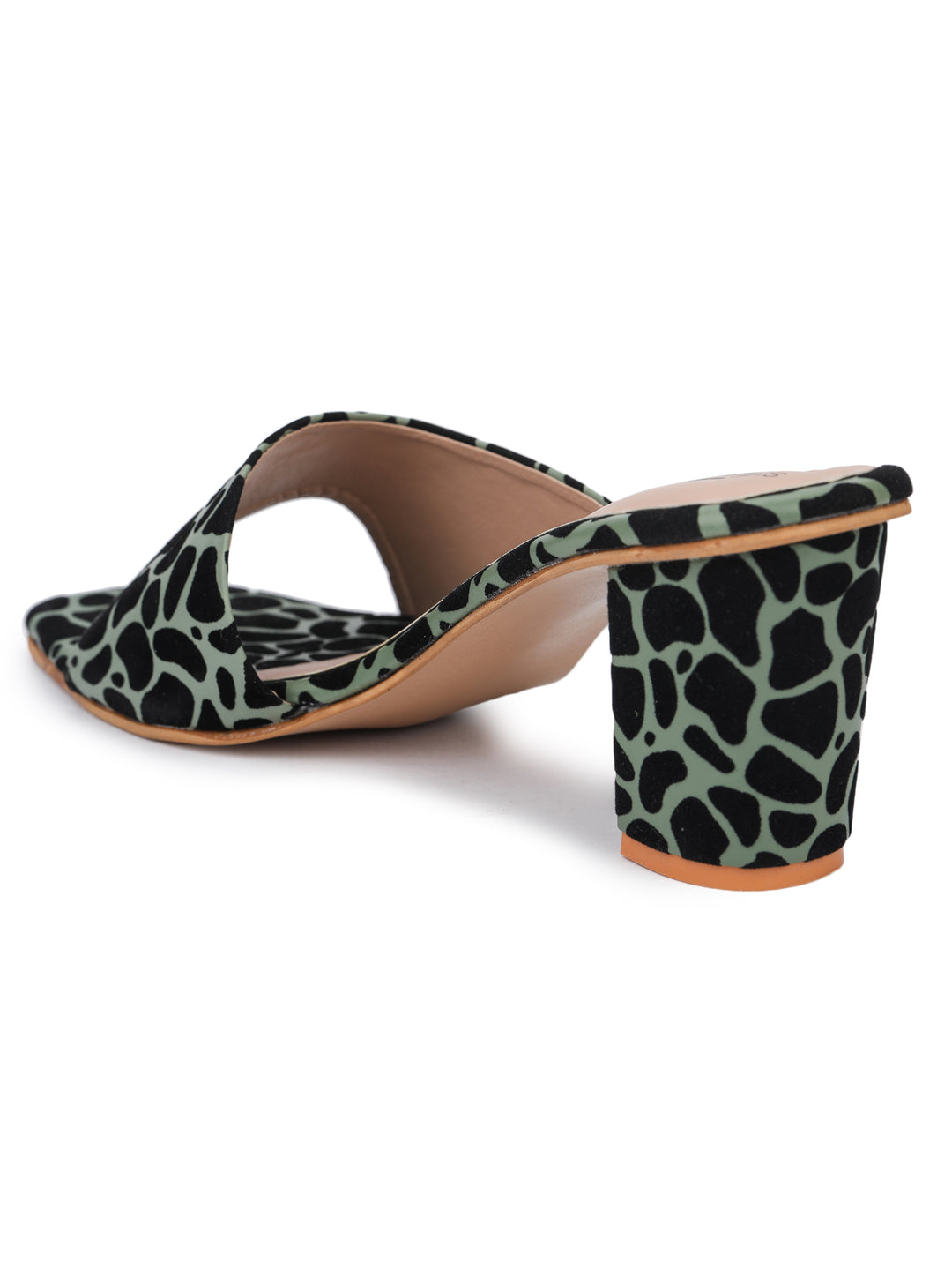 Shezone Green Women Heels