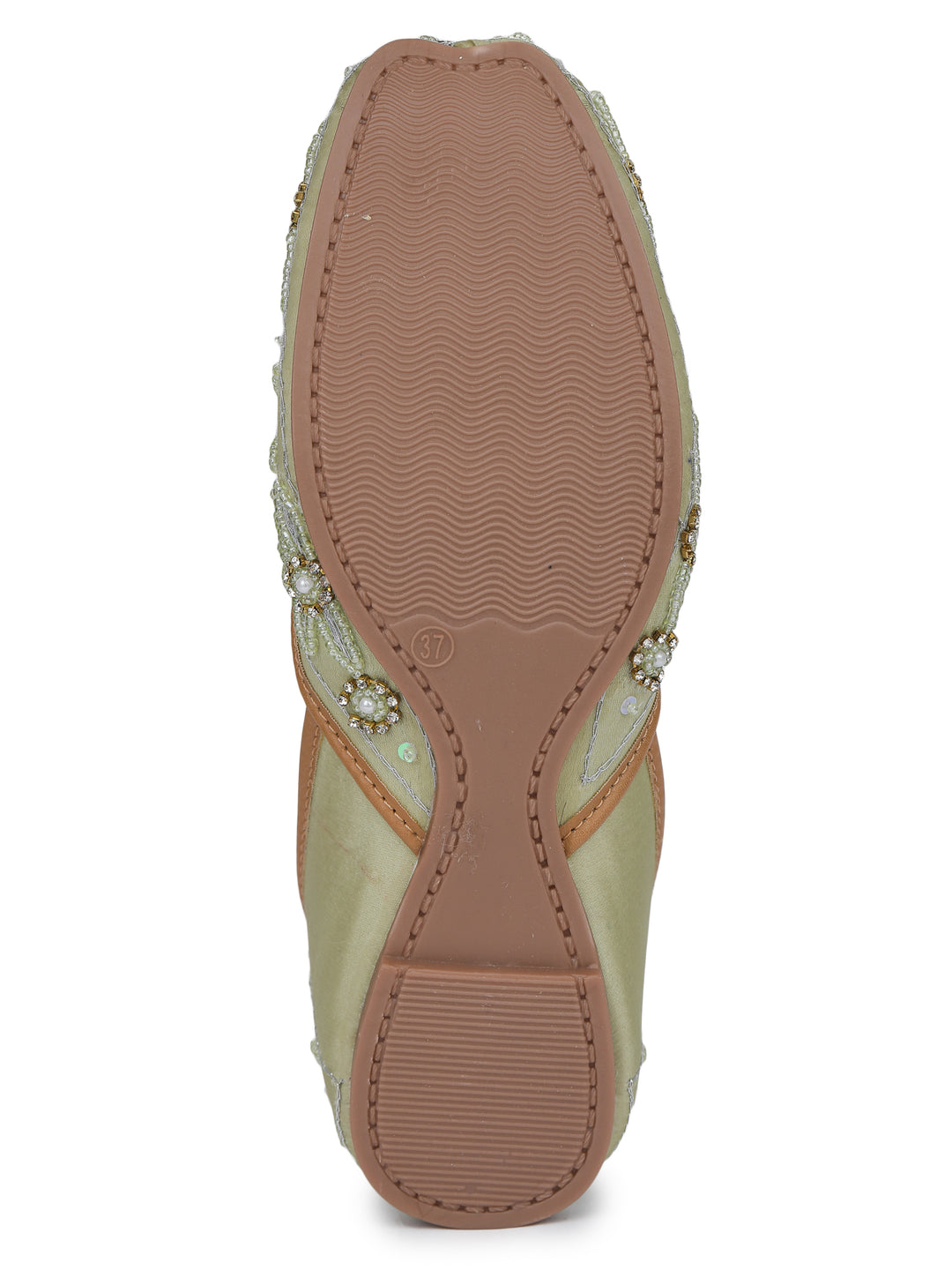 Shezone Light Green Women Flats