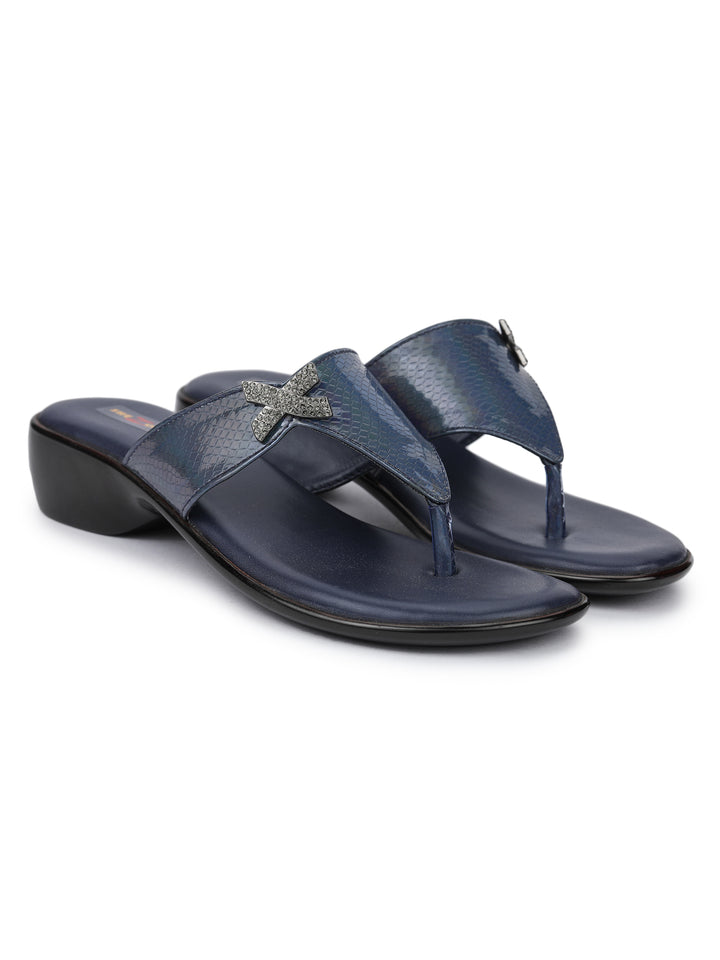 Shezone  Blue Women Heels