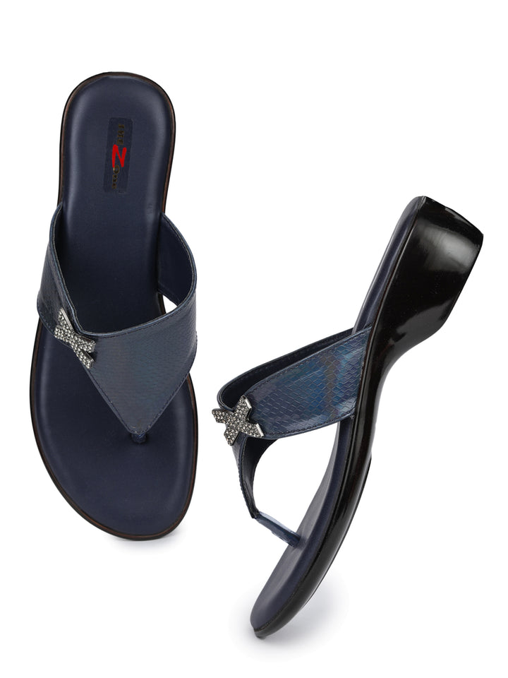 Shezone  Blue Women Heels