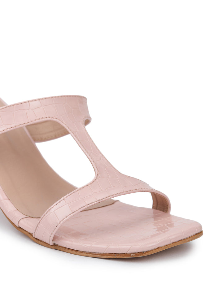 Shezone Pink Women Heels