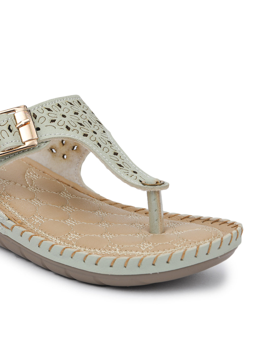 Shezone Green Women Flats