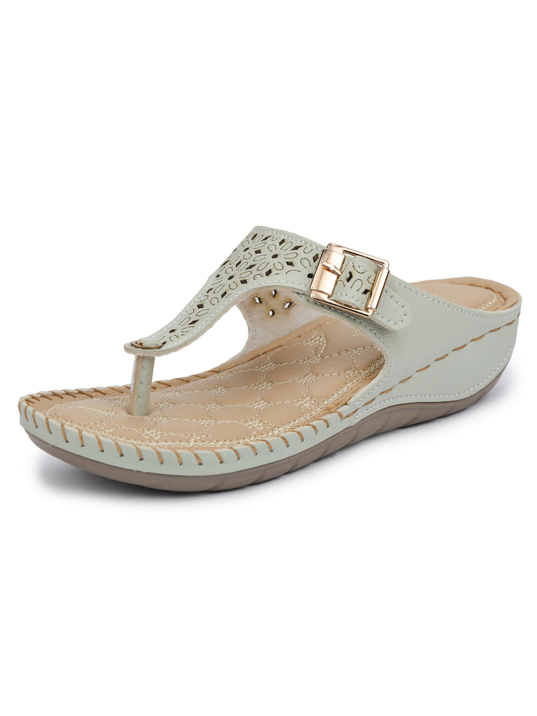 Shezone Green Women Flats