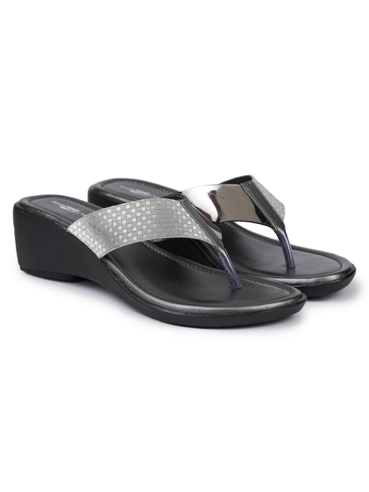 Shezone Grey Women Heels