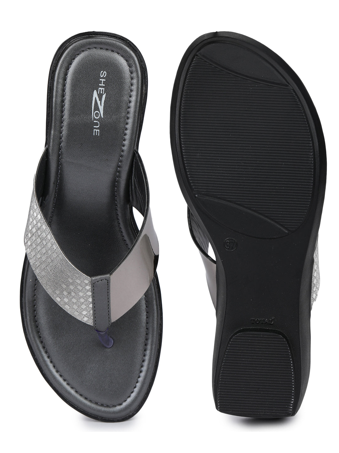 Shezone Grey Women Heels