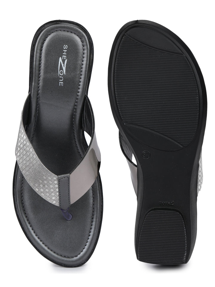 Shezone Grey Women Heels