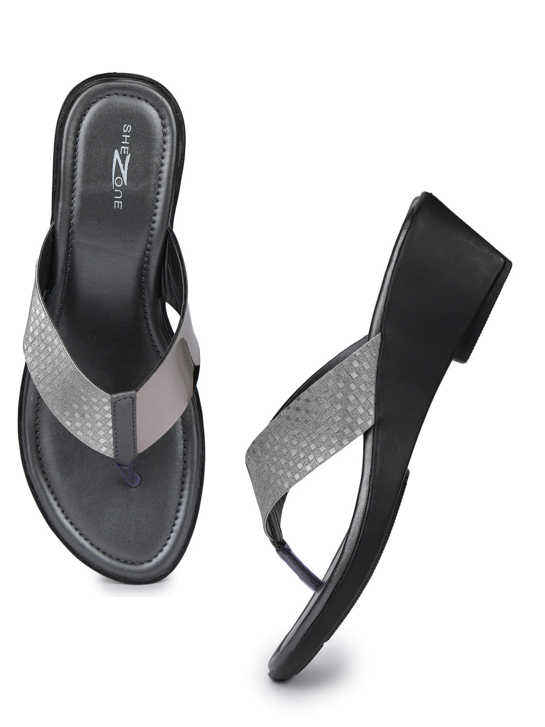 Shezone Grey Women Heels