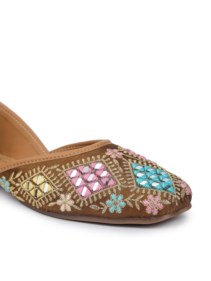 Shezone Tan Women Flats
