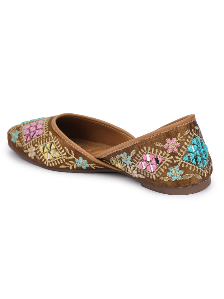 Shezone Tan Women Flats