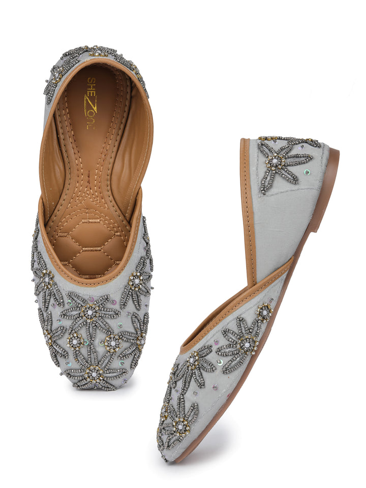 Shezone Grey Women Flats