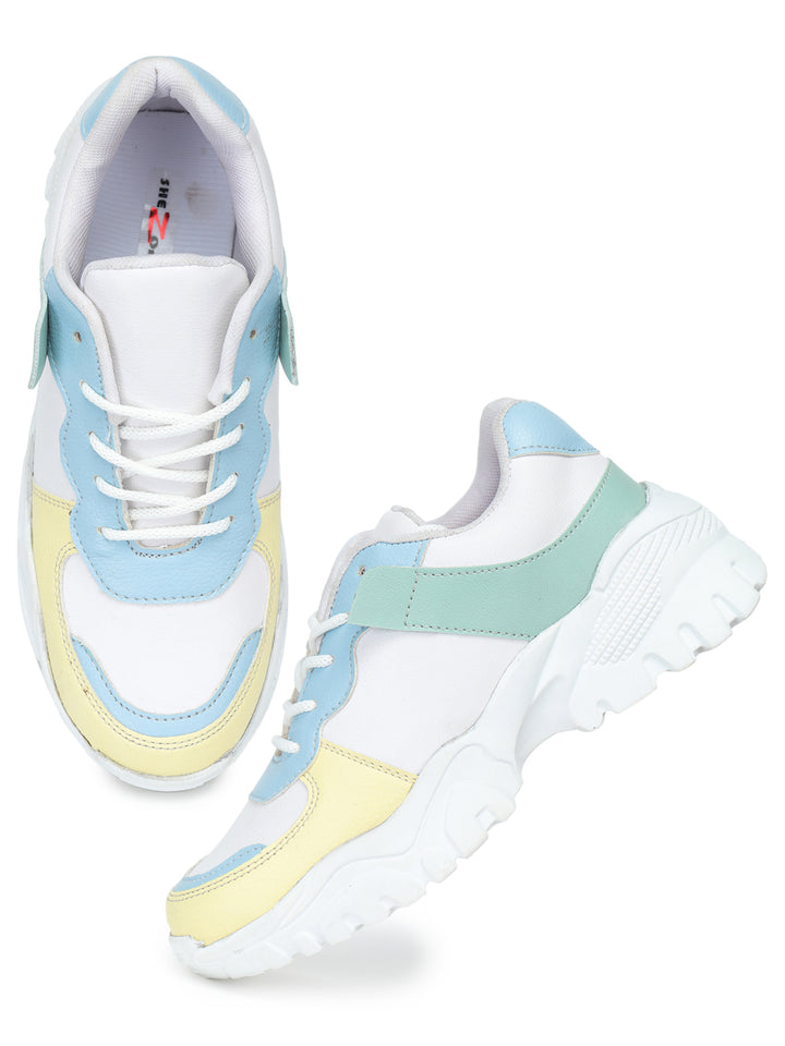 Shezone Women White Casual Shoes
