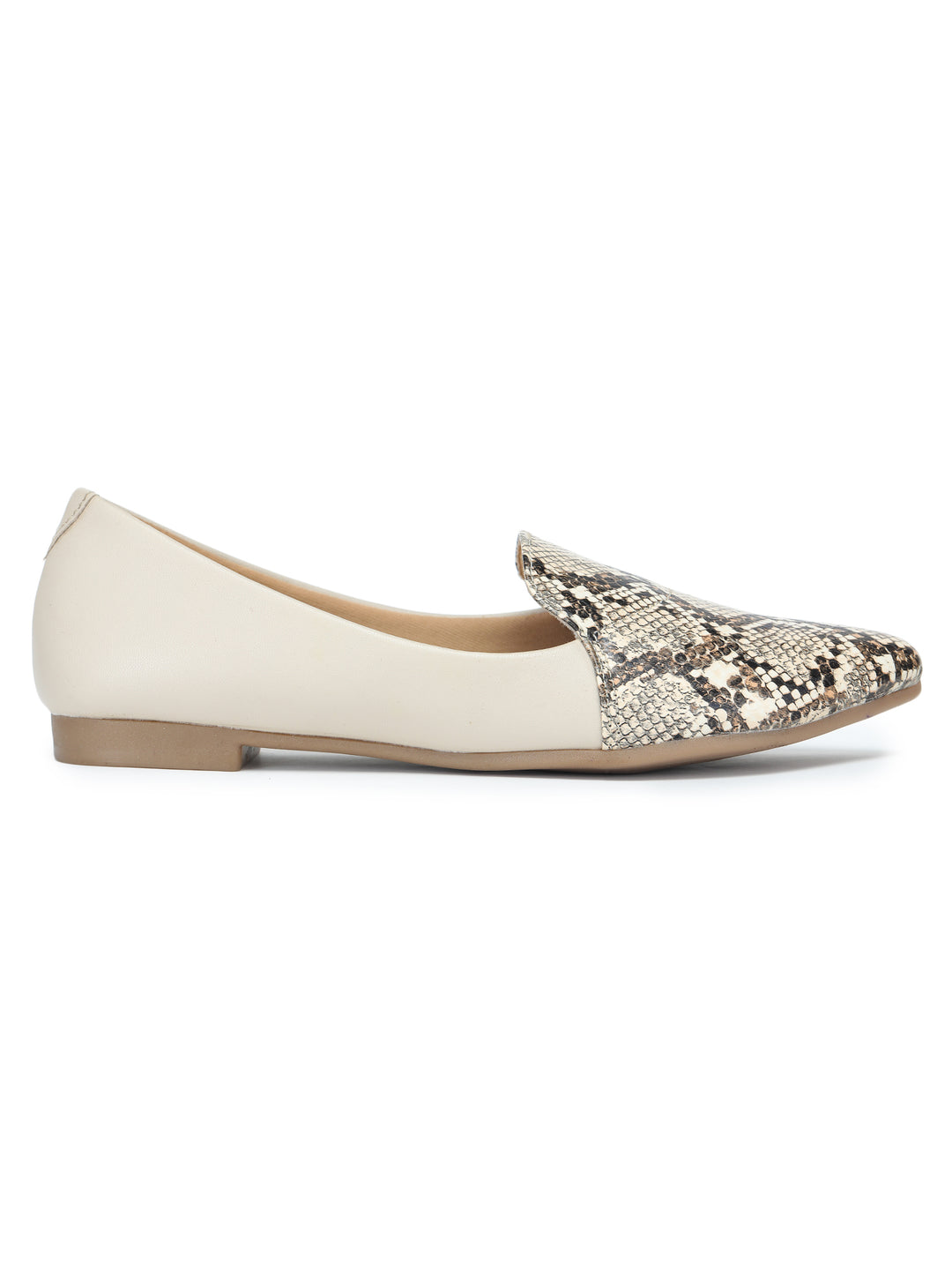 Shezone Women Cream Flats