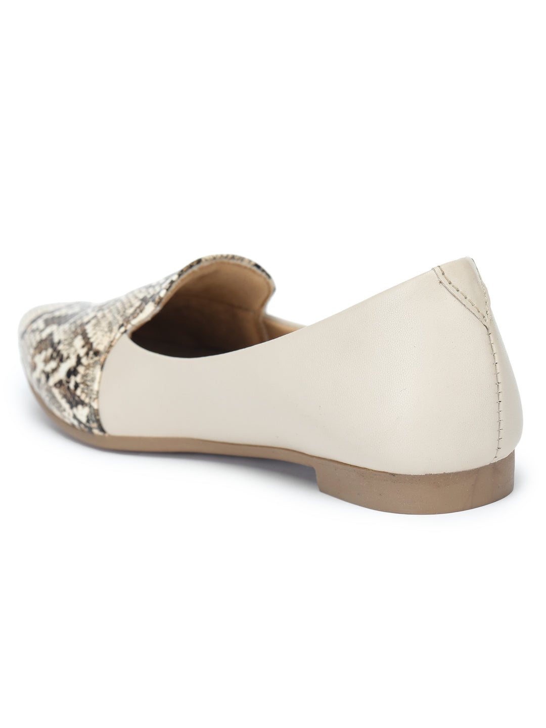 Shezone Women Cream Flats