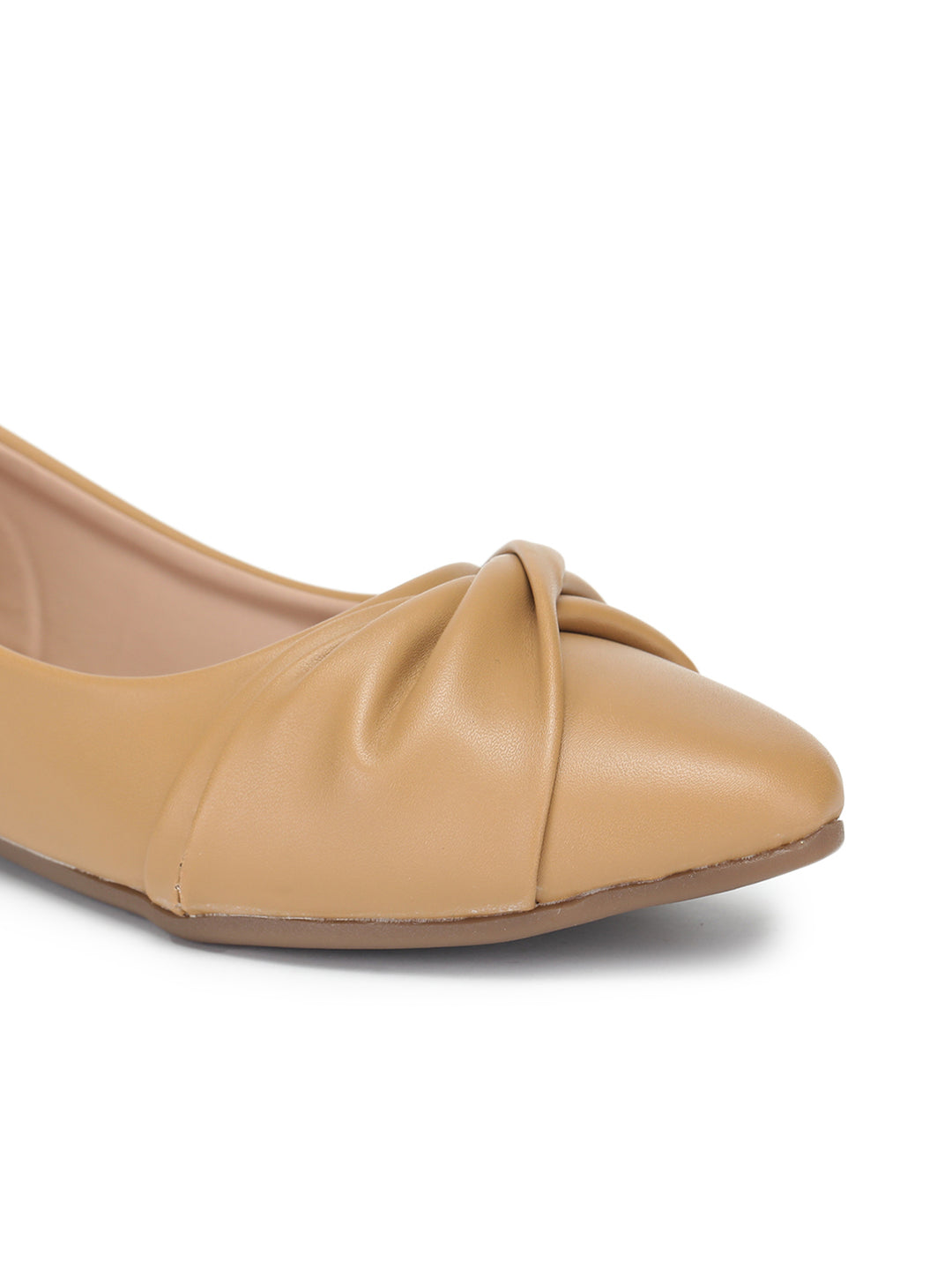 Shezone Women Beige Flats