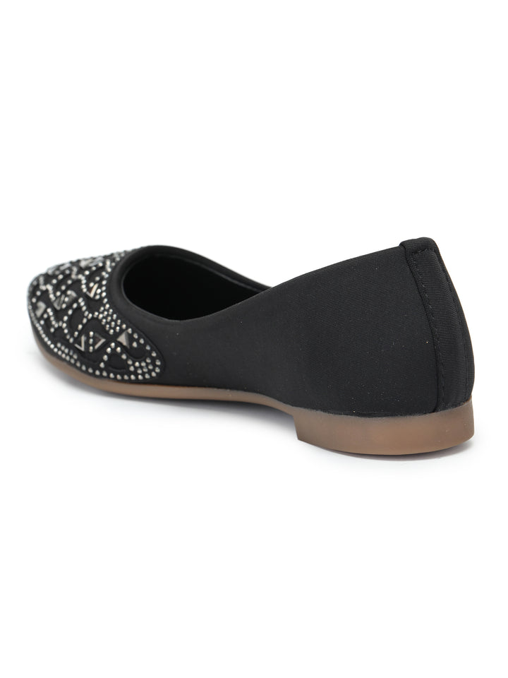 Shezone Women Black Flats