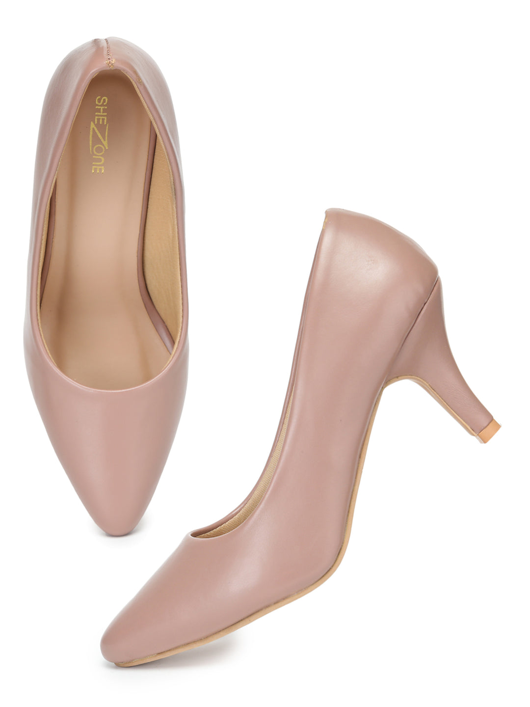 Shezone Women Peach Heels