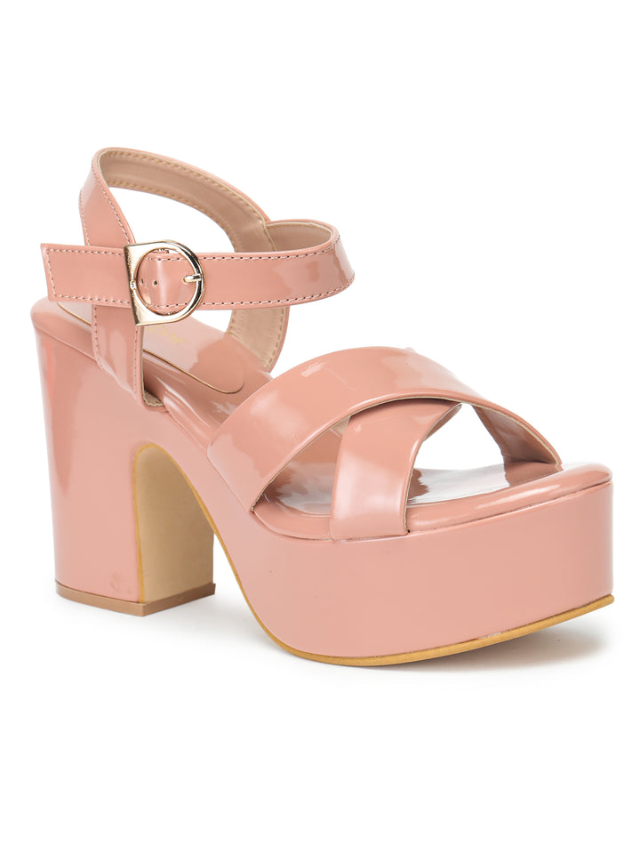 Shezone Women Peach Heels