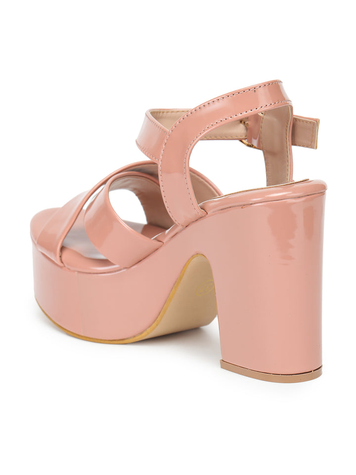 Shezone Women Peach Heels