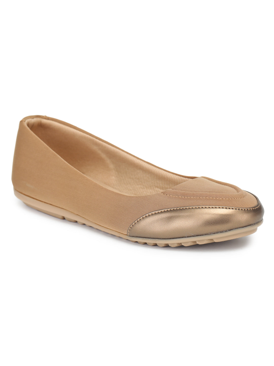 Shezone Women Beige Flats