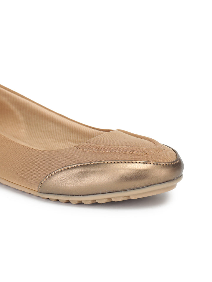 Shezone Women Beige Flats