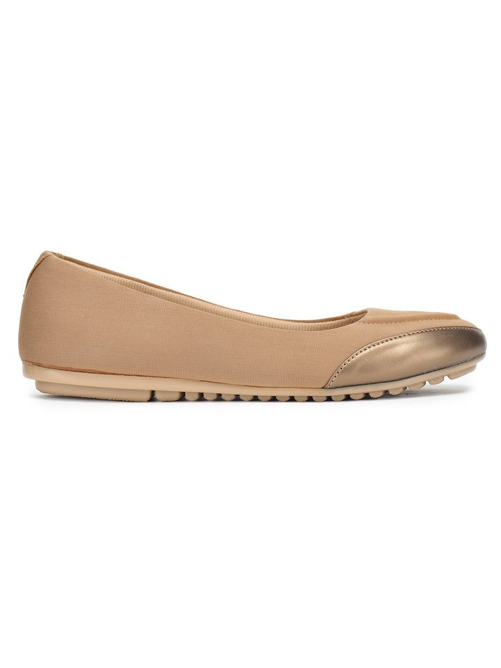 Shezone Women Beige Flats