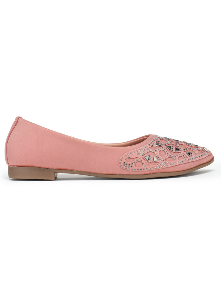 Shezone Women Peach Flats