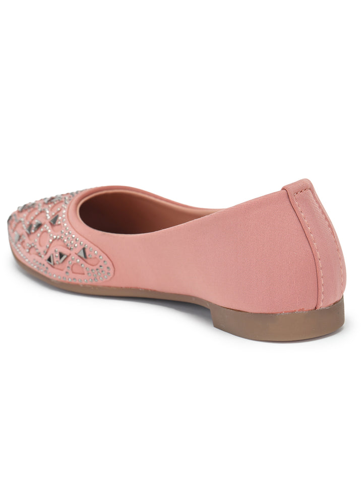 Shezone Women Peach Flats
