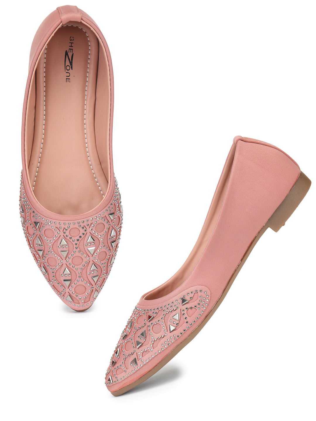 Shezone Women Peach Flats