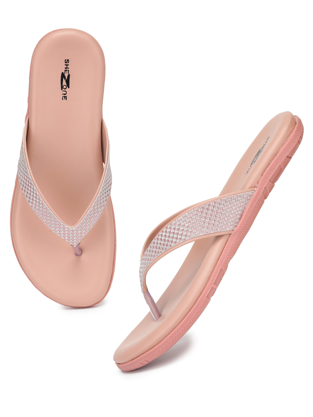 Shezone Women Peach Flats
