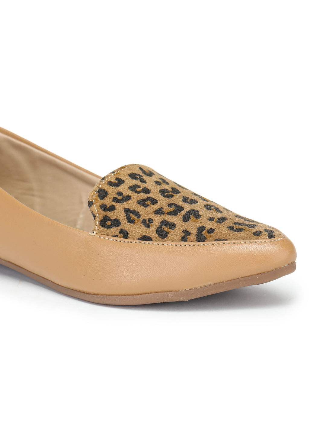Shezone Women Beige Flats