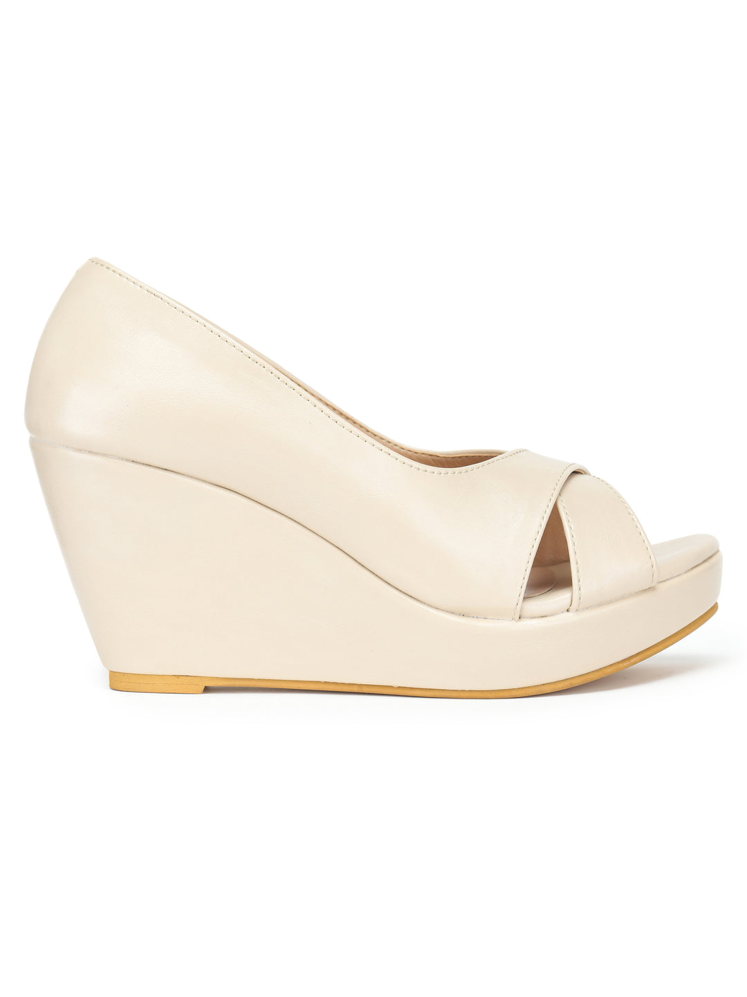 Shezone Women Cream Heels