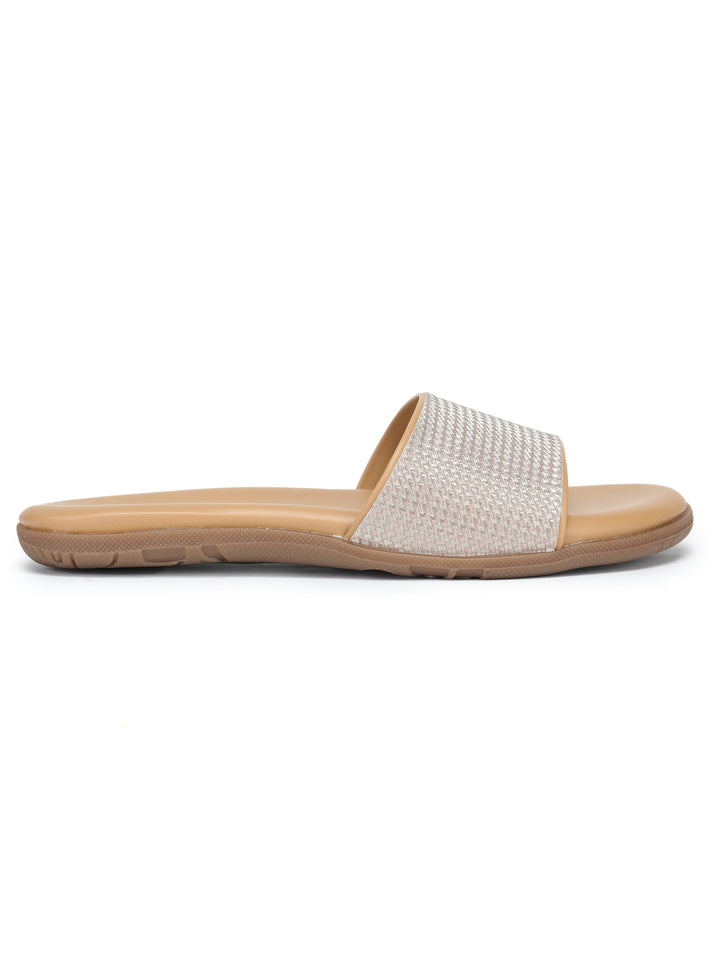 Shezone Women Beige Flats