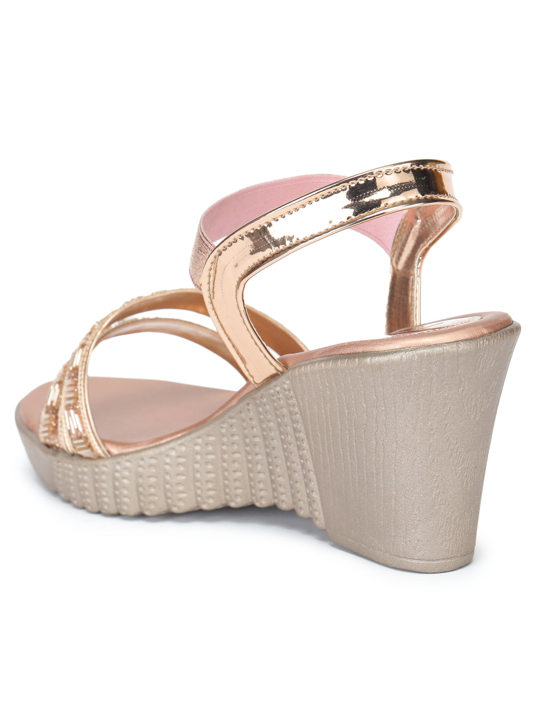 Shezone Women Rose Gold Heels