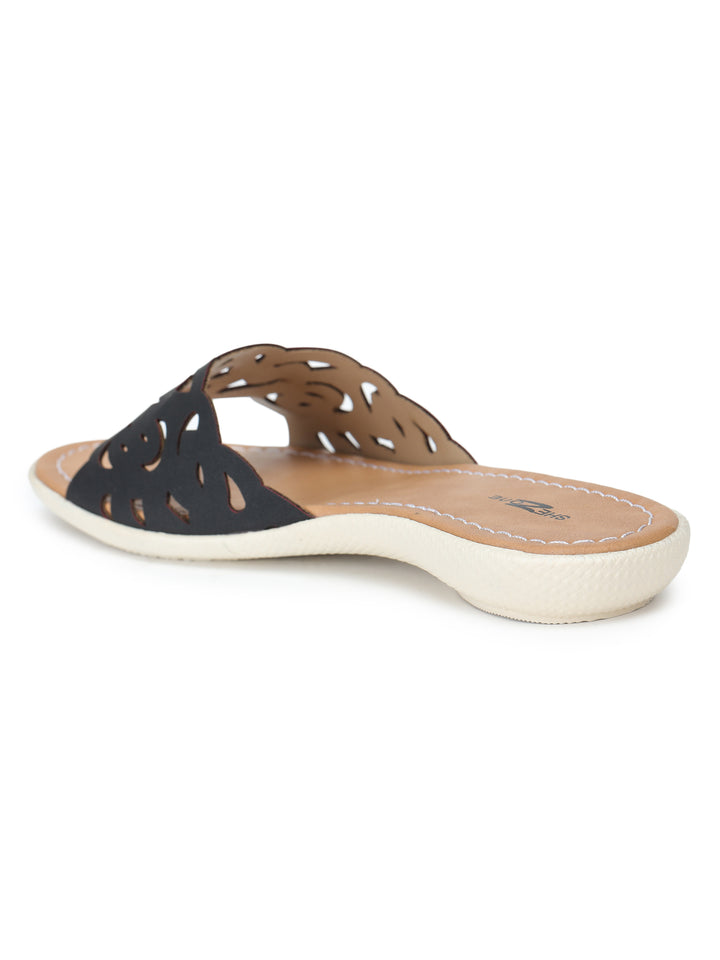 Shezone Women Black Flats