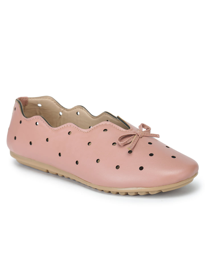 Shezone Women Peach Flats