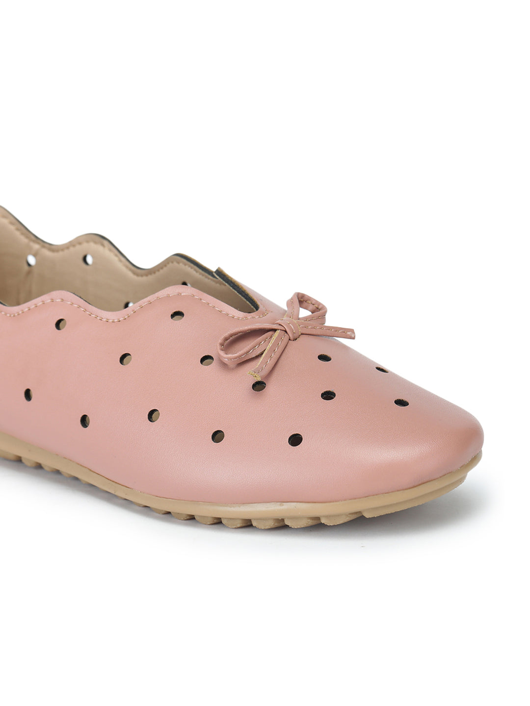 Shezone Women Peach Flats