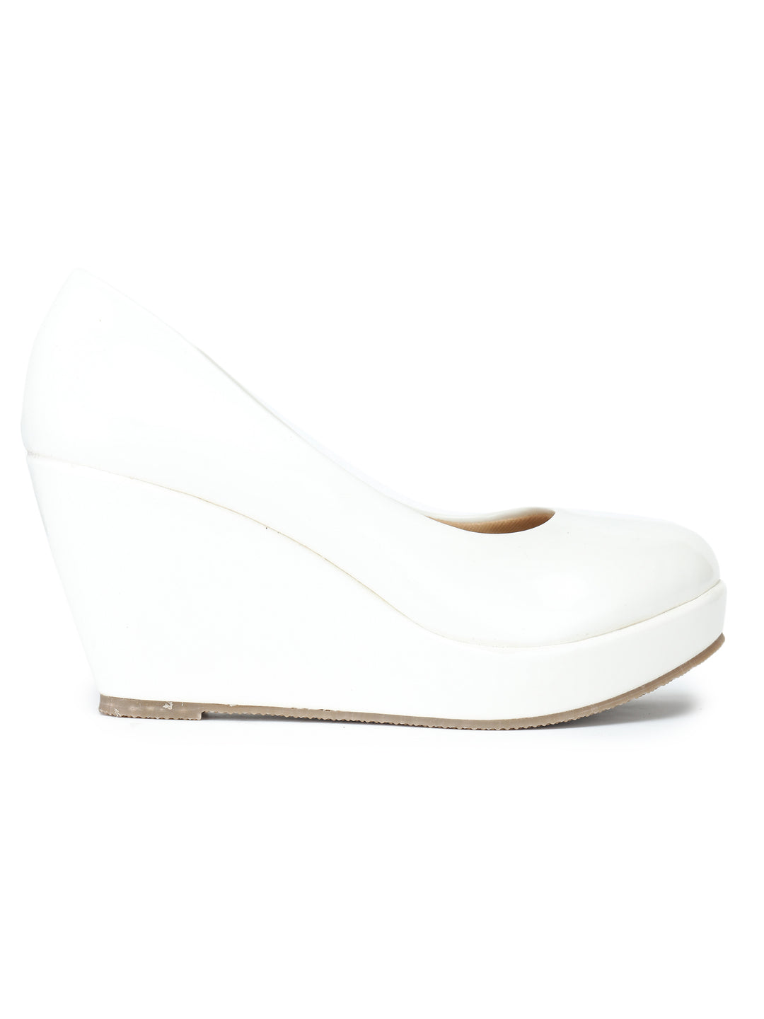 Shezone Women White Heels