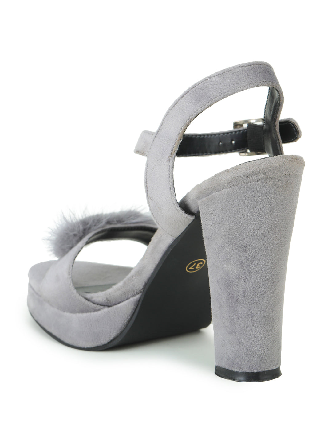 Shezone Grey Women Heels