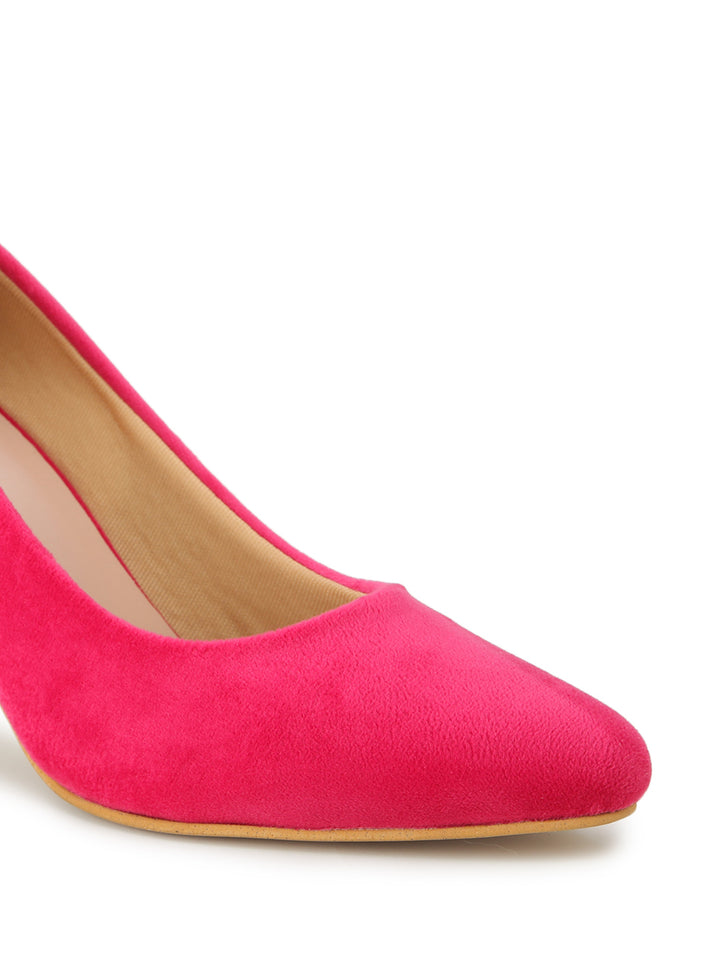 Shezone Pink Women Heels