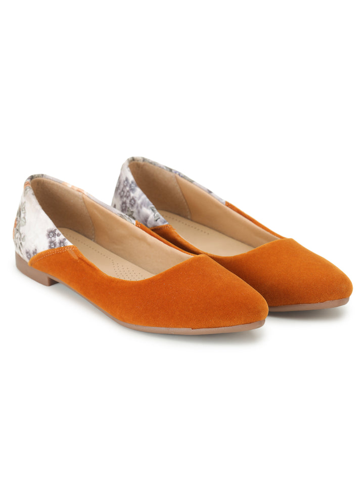 Shezone Tan Women Flats