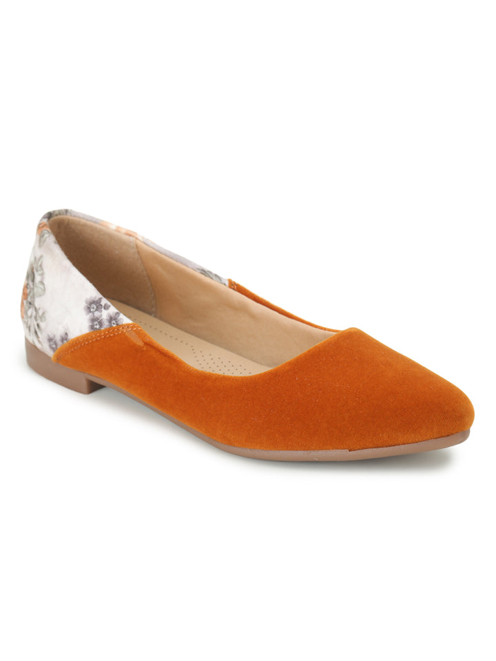 Shezone Tan Women Flats