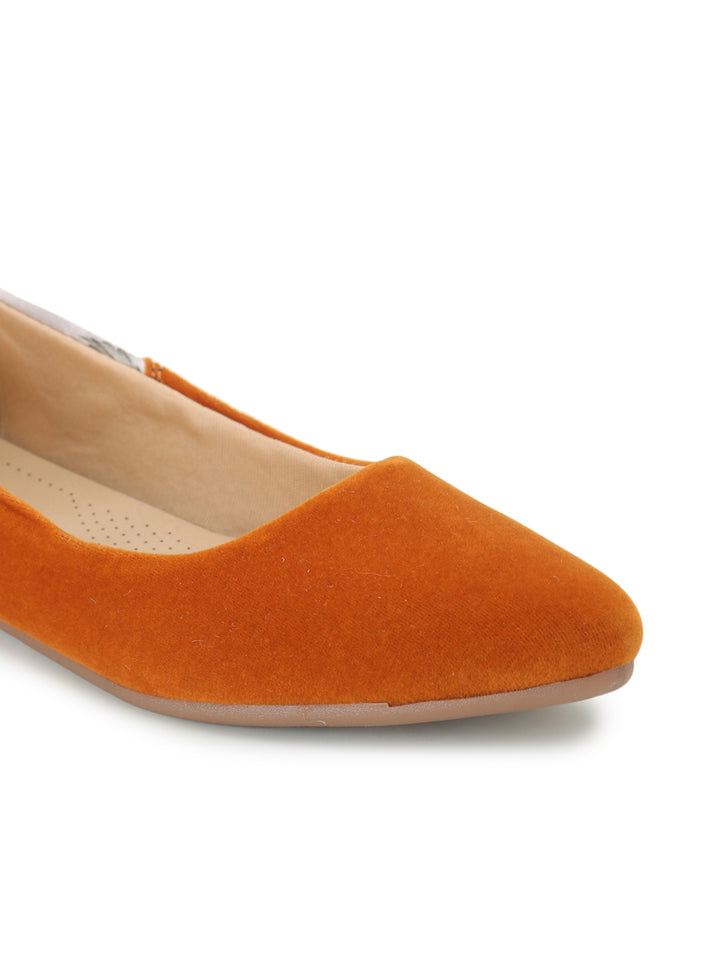 Shezone Tan Women Flats