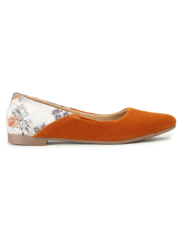 Shezone Tan Women Flats