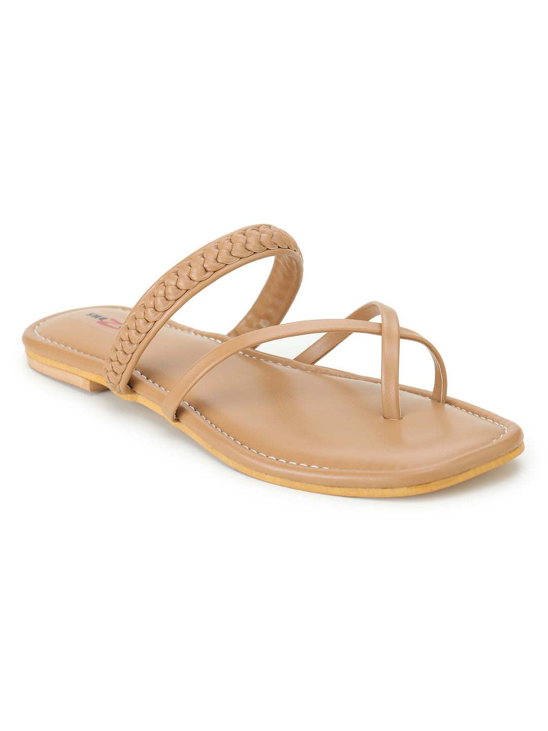 Shezone Beige Women Flats